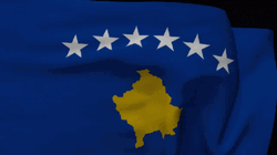 The Flag Of Kosovo GIF