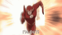 The Flash Animated Super Hero Running Meme GIF