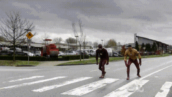 The Flash Run Race GIF