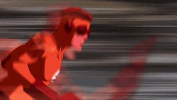The Flash Running Animated Character