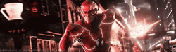 The Flash Running Slow Motion Effect Dodge Attack