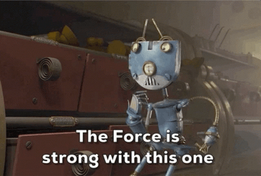 The Force Is Strong With This One Diesel Springer GIF