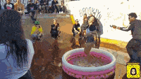 The Girl Remove Her Wet Tshirt GIF
