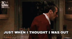 The Godfather Michael Corleone I Was Out GIF