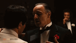 The Godfather Vito Corleone Make Offer GIF