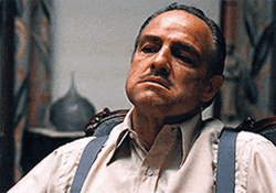 The Godfather Vito Corleone Sad Oh No GIF