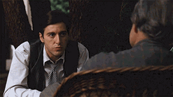 The Godfather Vito Corleone Wine Drinking GIF