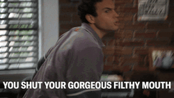 The Goldbergs Shut Your Gorgeous Filthy Mouth GIF