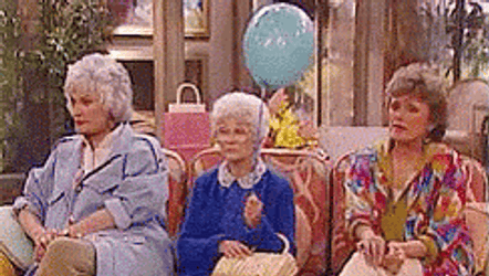 The Golden Girls Balloon Pop  GIF
