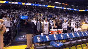 The Golden State Warriors Are Playing The Rockets GIF