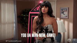 The Good Place Tahani Al-Jamil You Da Man GIF