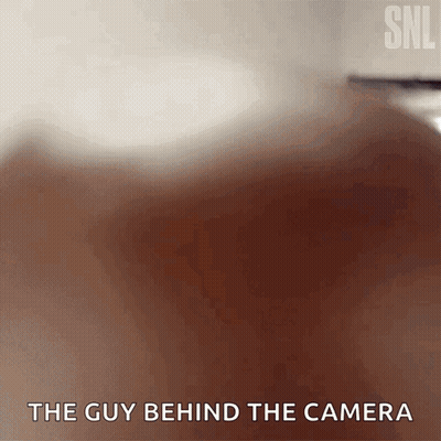 The Guy Behind The Camera Is Shown In A Snl Advertisement GIF
