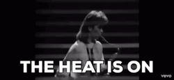 The Heat Is On Saxophone GIF