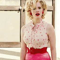 The Help Jessica Chastain Gasp Reaction GIF