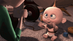 The Incredibles Baby Jack Jack GIF