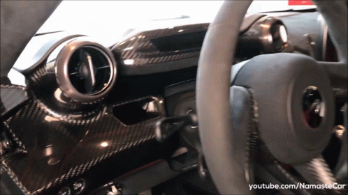 The Inside Of A Car With Youtube.com/namastecar Written On The Bottom GIF