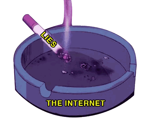 The Internet Lies Sticker