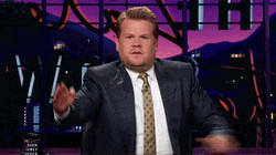 The James Corden Show In Karate Chop Mode GIF