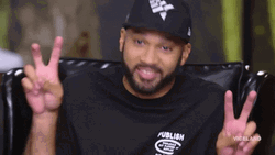 The Kid Mero Air Quotes GIF