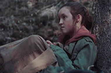 The Last Of Us Ellie Sitting Under Tree GIF