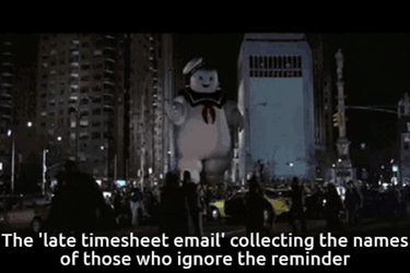 The Late Timecard Reminder Approaching GIF