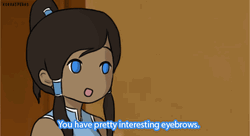 The Legend Of Korra Eyebrows Up  GIF