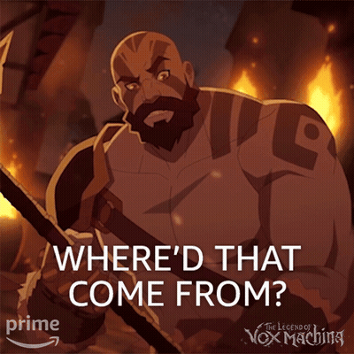 The Legend Of Vox Machina Man Holding Sword GIF