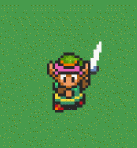 The Legend Of Zelda Game Link 2D Design GIF