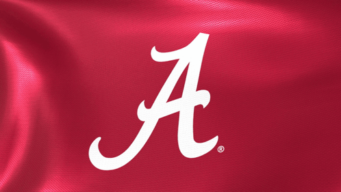 The Letter A Is On A Red Cloth GIF