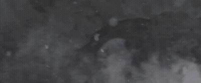 The Letters Mhbzb Are Glowing In The Dark GIF