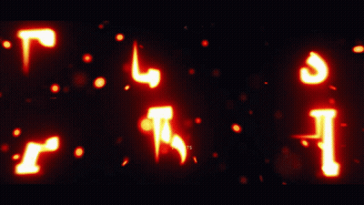 The Letters R L S T And R Are Lit Up GIF