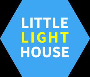 The Lighthouse Colorful Sign Board GIF