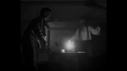 The Lighthouse Two Keepers Having Fun GIF