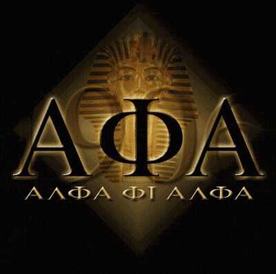 The Logo For Alpha Phi Alpha Fraternity Inc. GIF