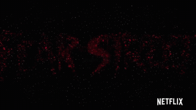 The Logo For Fear Street , A New Netflix Series , Is Glowing In The Dark . GIF
