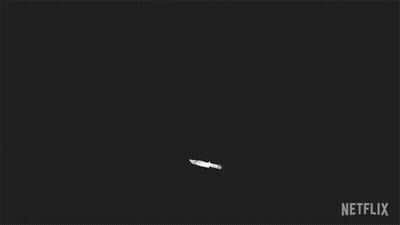 The Logo For The Stress Slashers Is On A Black Background GIF