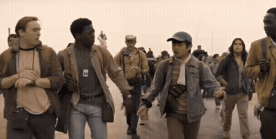 The Long Walk Musketeers GIF