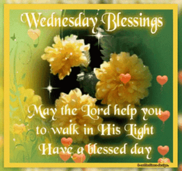 The Lord Help You Happy Blessed Wednesday GIF