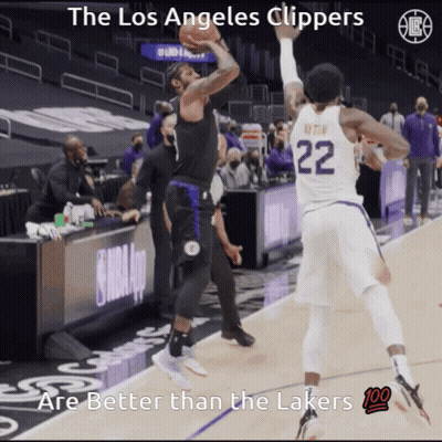 The Los Angeles Clippers Are Better Than The Lakers On A Basketball Court GIF