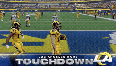 The Los Angeles Rams Are Playing A Game In The Touchdown La Game GIF