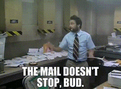 The Mail Doesn't Stop Bud GIF