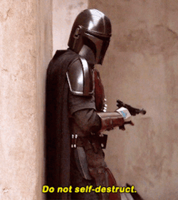 The Mandalorian Self Destruct GIF
