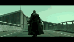 The Matrix Car Slice GIF