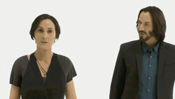 The Matrix Trinity And Neo Travelling Thru Time GIF