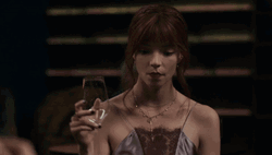 The Menu Anya Taylor Joy Done Drink GIF