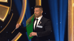 The Miz Hugging 1 Million Dollars Sign GIF