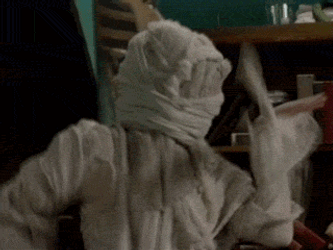 The Mummy Dance And The Kids GIF