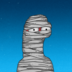 The Mummy Is Cold From Snowing GIF