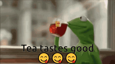 The Muppets Kermit Tea Tastes Good GIF