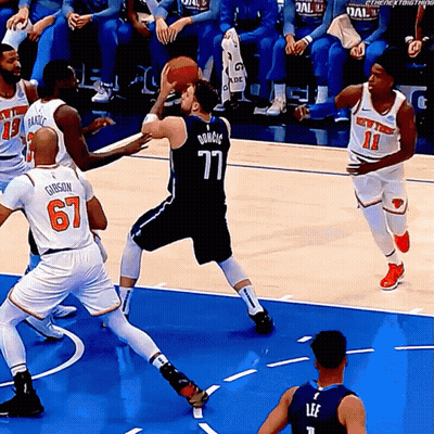 The Number 77 Is On The Back Of A Basketball Jersey GIF